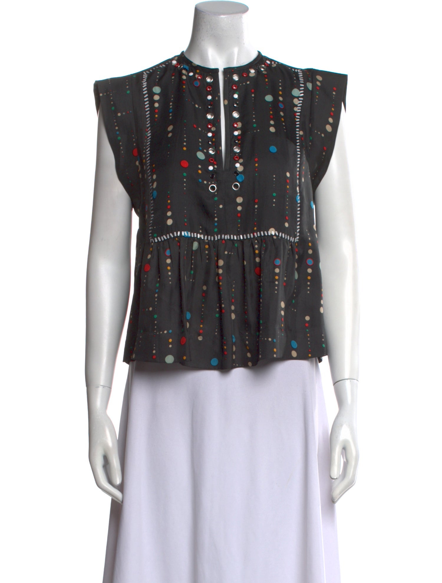 Isabel Marant Silk Printed Blouse