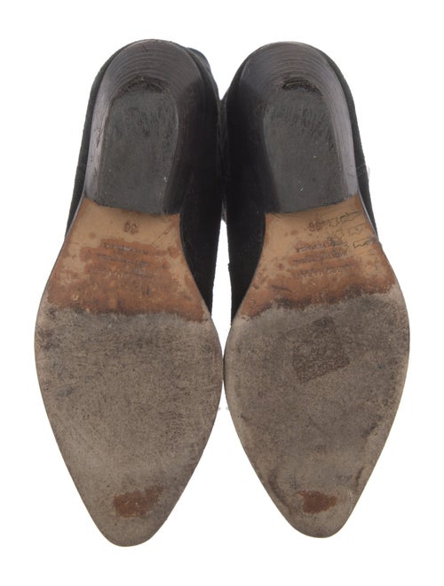 Isabel Marant Suede Embroidered Accent Riding Boots