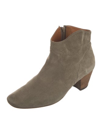Isabel Marant Suede Western Boots