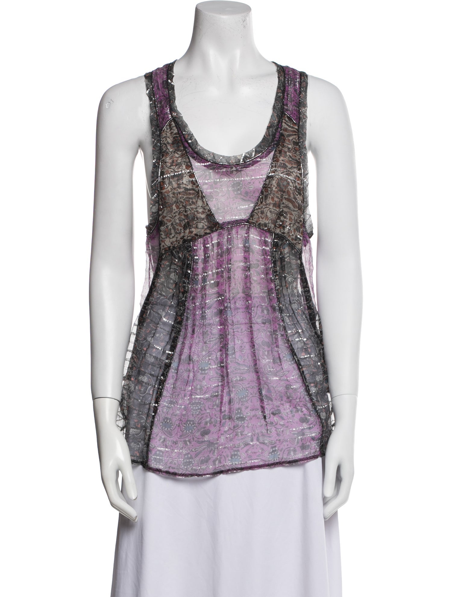 Isabel Marant Silk Printed Top