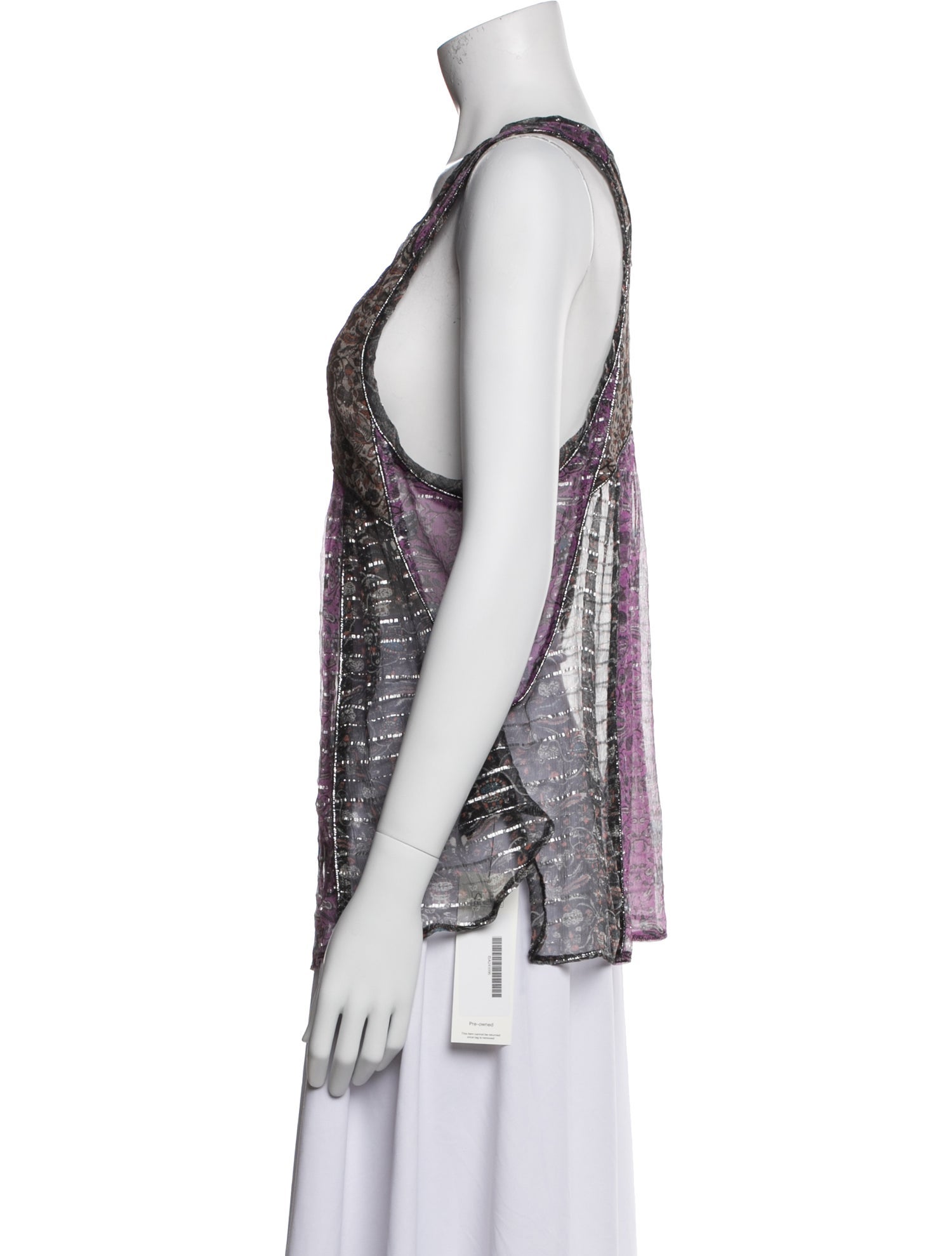 Isabel Marant Silk Printed Top