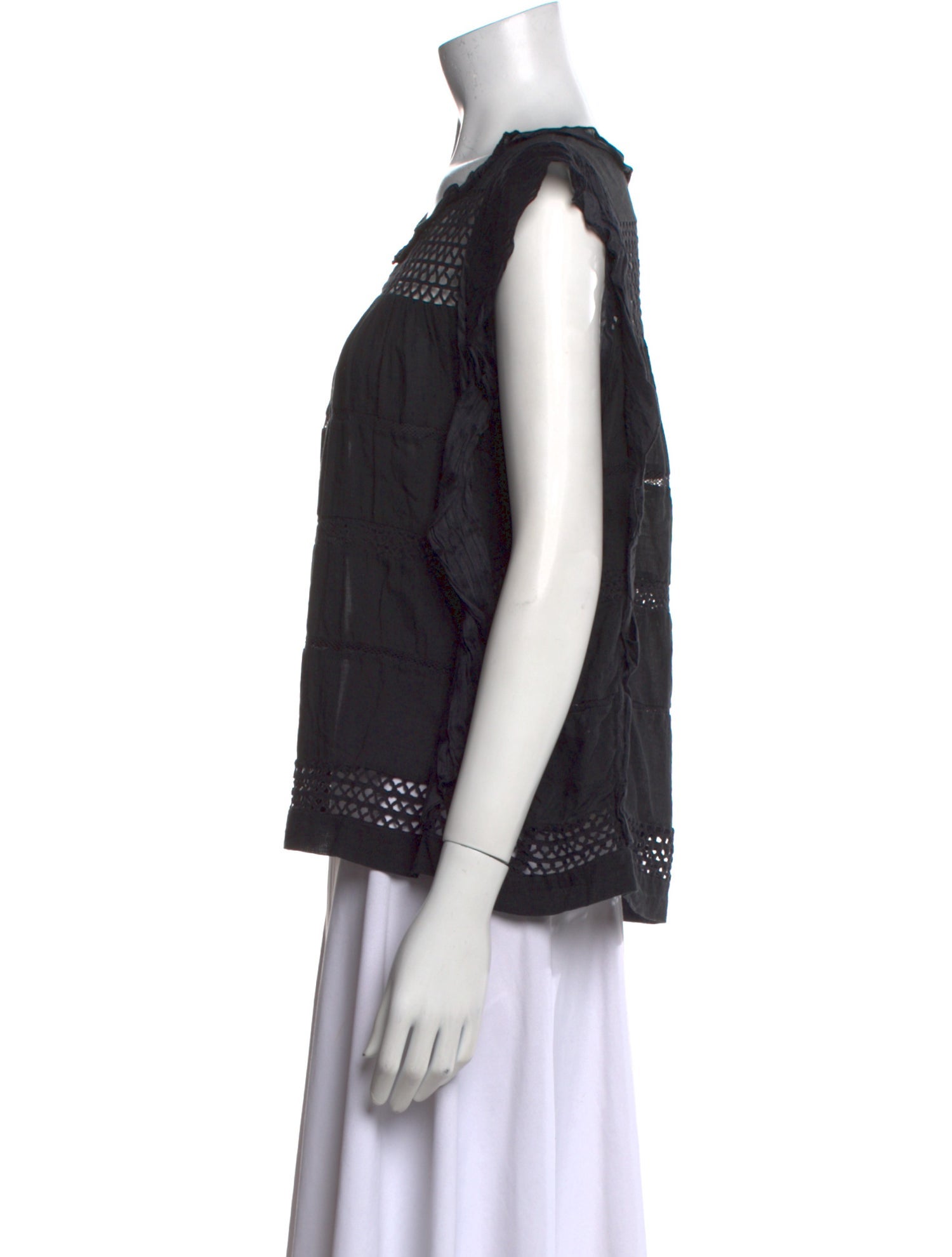 Isabel Marant Scoop Neck Short Sleeve Top