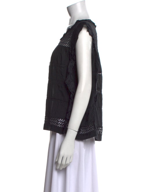 Isabel Marant Scoop Neck Short Sleeve Top