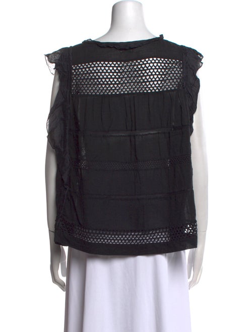 Isabel Marant Scoop Neck Short Sleeve Top