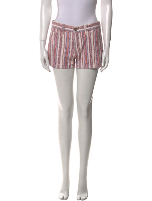 Isabel Marant Striped Mini Shorts
