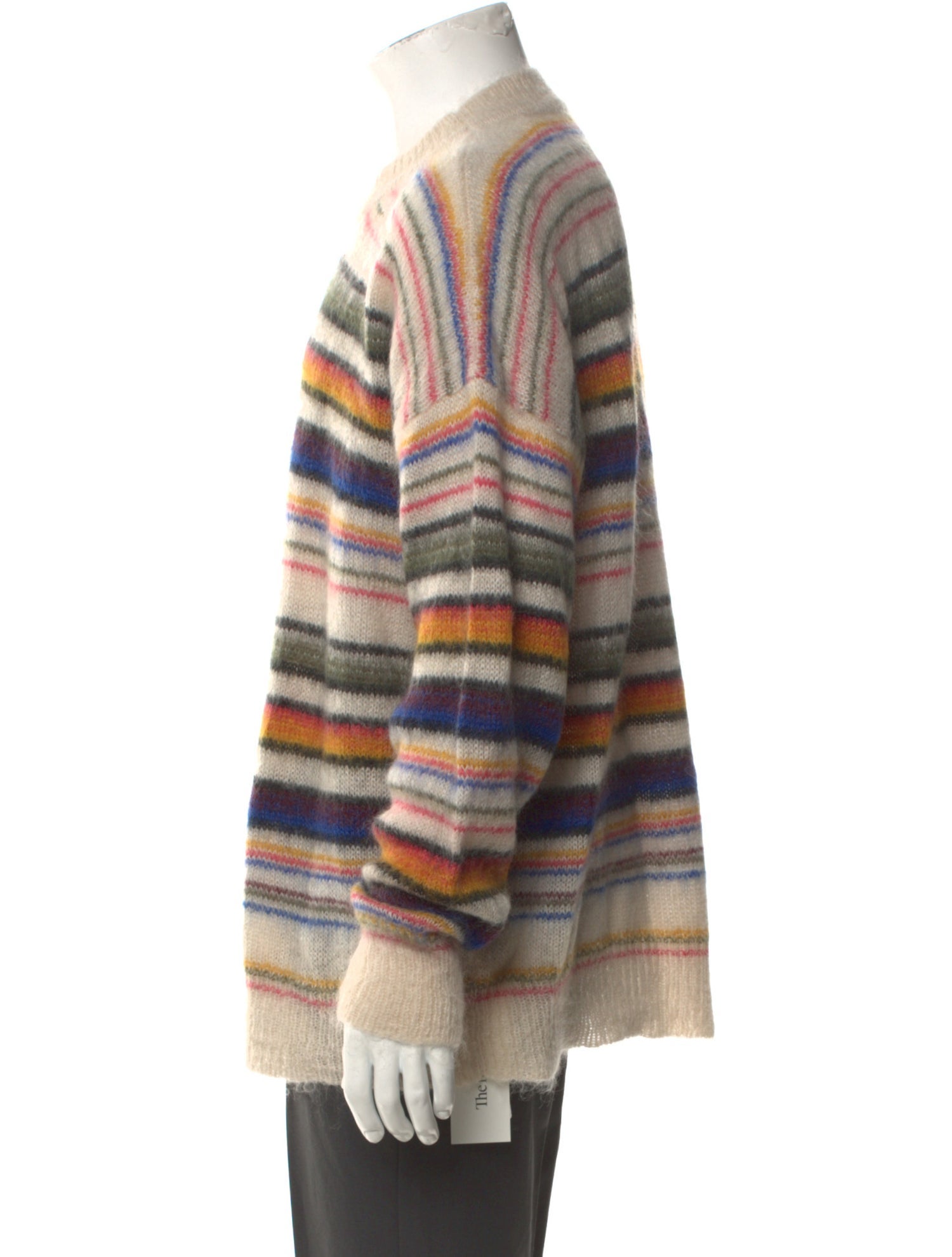 Isabel Marant Striped Crew Neck Pullover