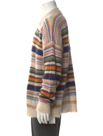 Isabel Marant Striped Crew Neck Pullover