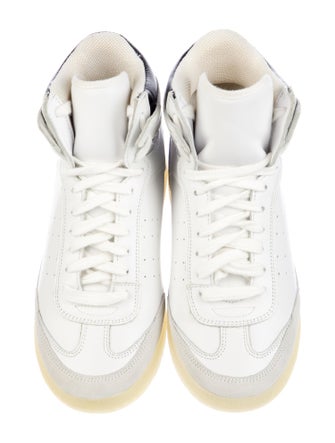 Isabel Marant Leather Wedge Sneakers