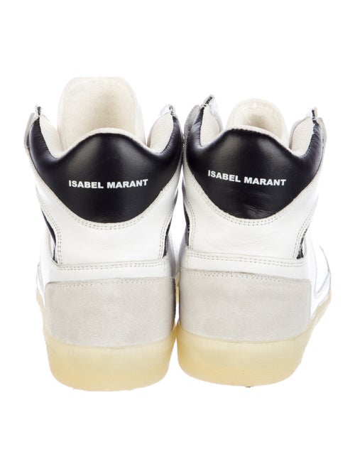 Isabel Marant Leather Wedge Sneakers