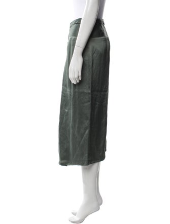 Isabel Marant Pleated Accents Midi Length Skirt