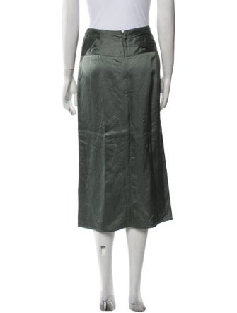 Isabel Marant Pleated Accents Midi Length Skirt