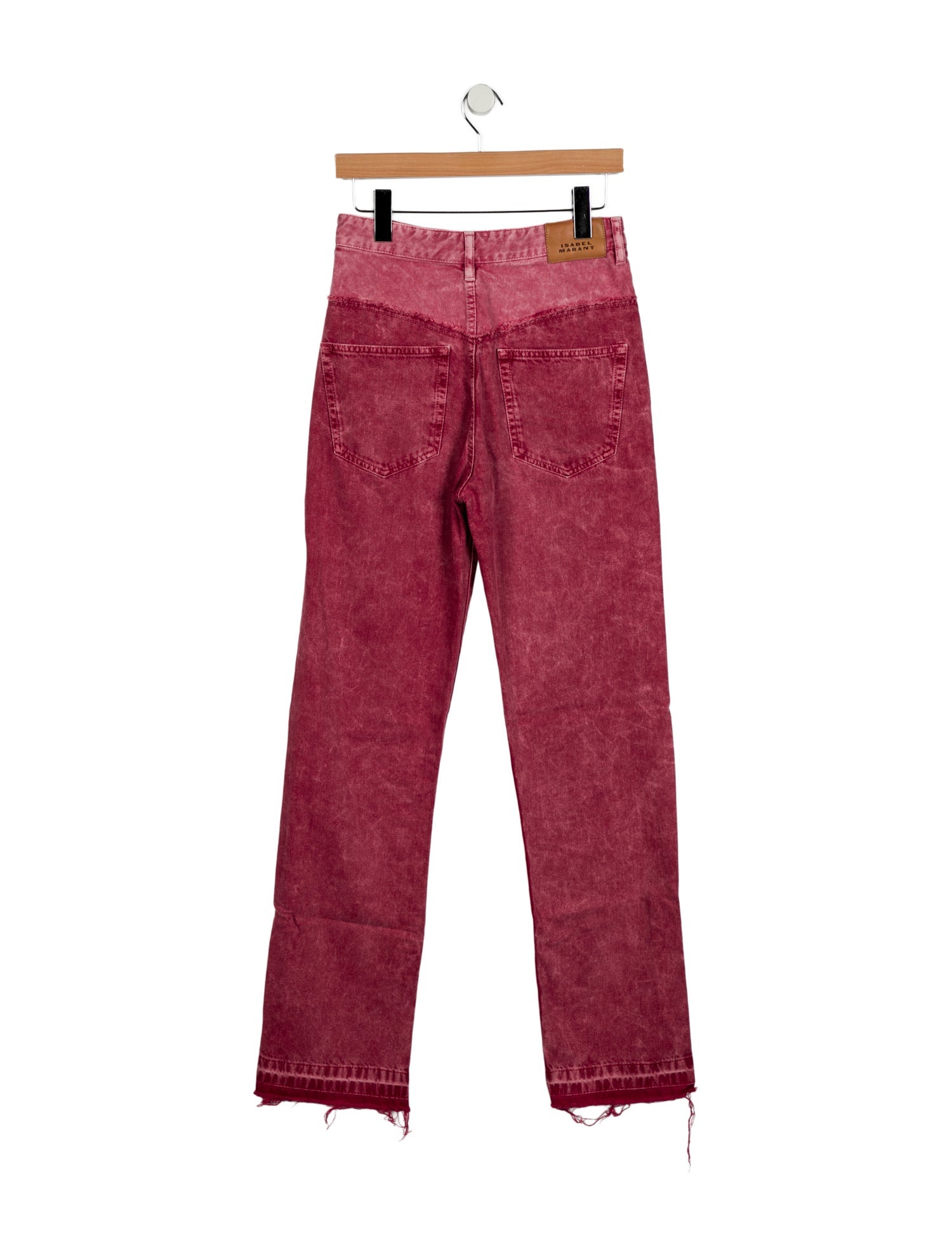 Isabel Marant High-Rise Straight Leg Jeans