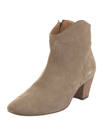 Isabel Marant Suede Western Boots