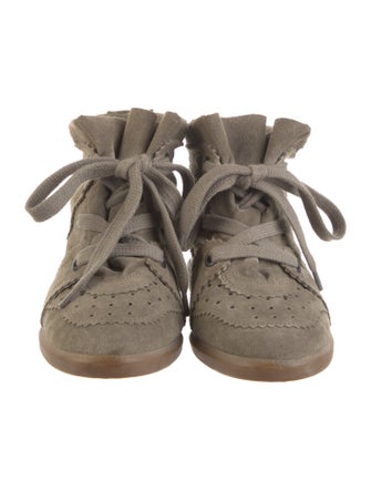 Isabel Marant Suede Wedge Sneakers