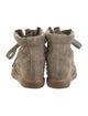 Isabel Marant Suede Wedge Sneakers