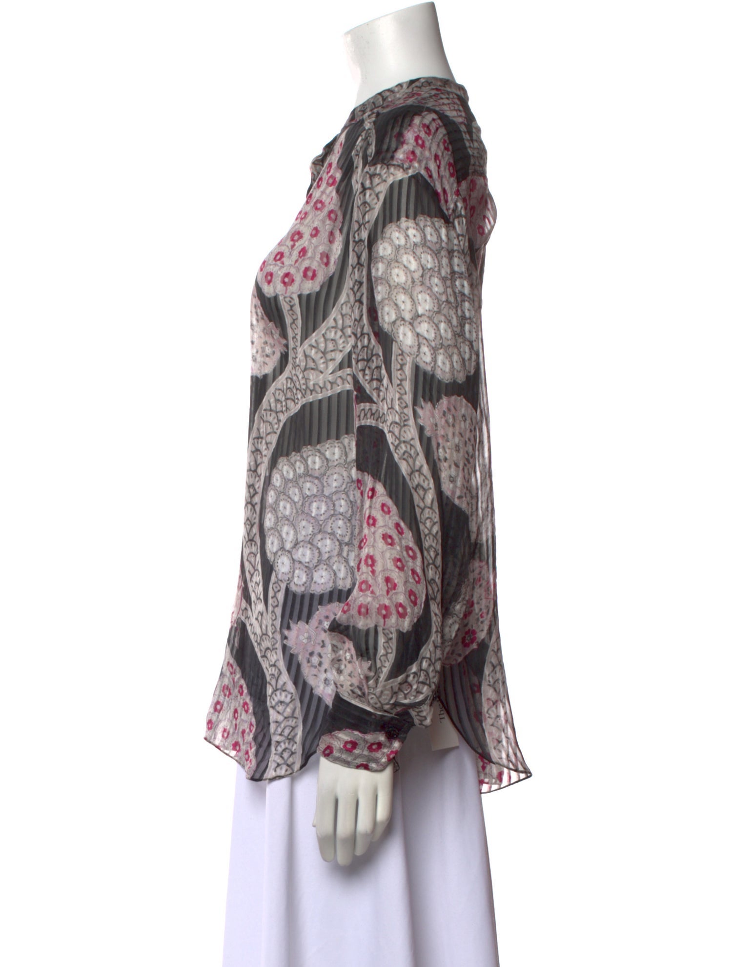 Isabel Marant Silk Paisley Print Blouse