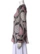 Isabel Marant Silk Paisley Print Blouse