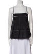 Isabel Marant Square Neckline Sleeveless Top