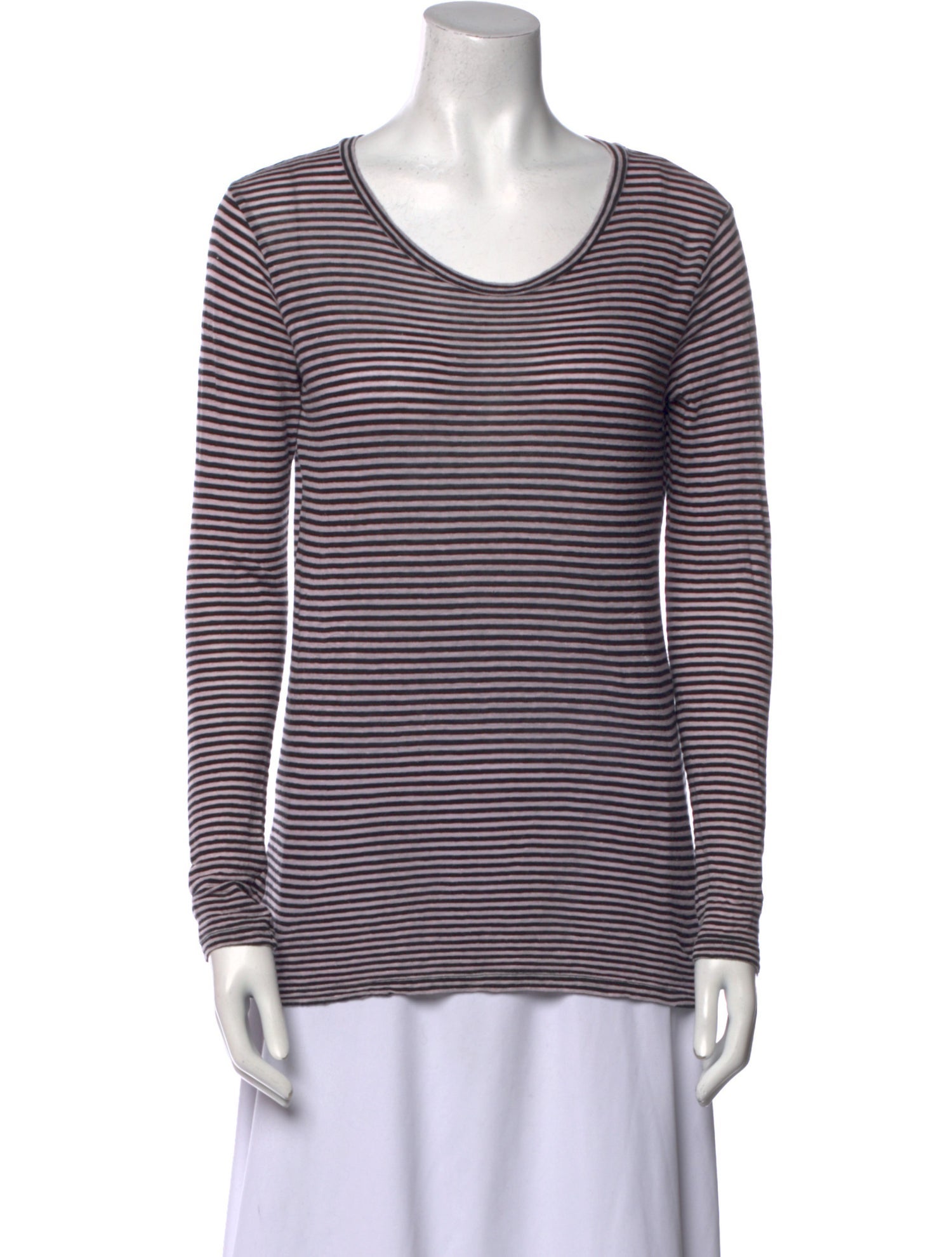 Isabel Marant Striped Scoop Neck Top