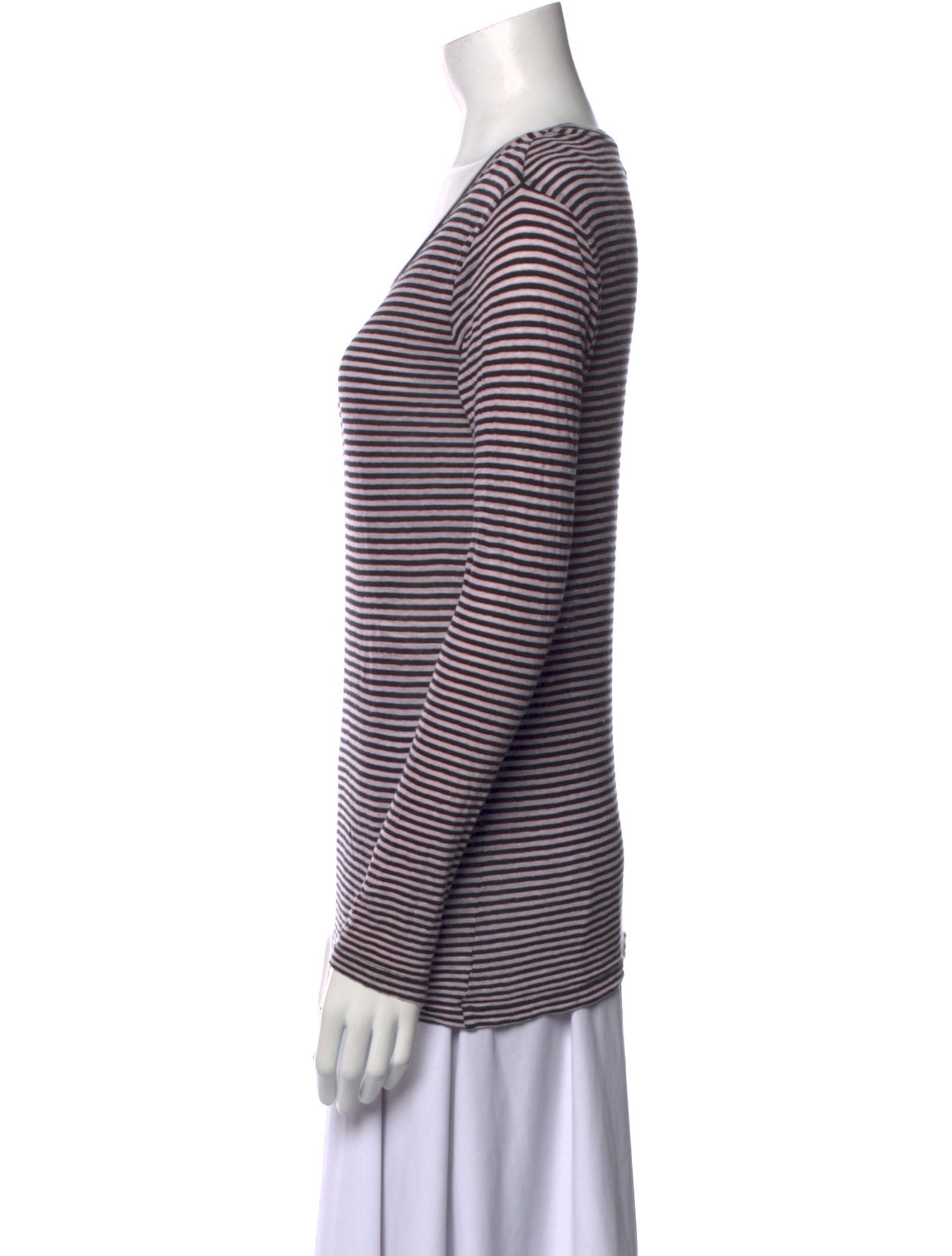 Isabel Marant Striped Scoop Neck Top