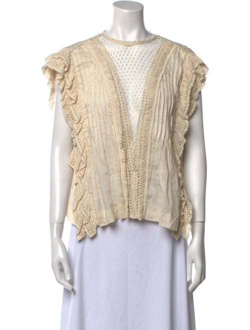 Isabel Marant Striped Crew Neck Blouse