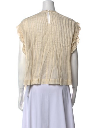 Isabel Marant Striped Crew Neck Blouse