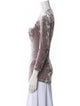 Isabel Marant Cowl Neck Three-Quarter Sleeve Tunic