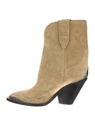 Isabel Marant Suede Western Boots