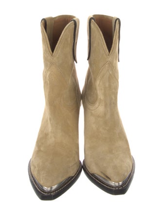 Isabel Marant Suede Western Boots