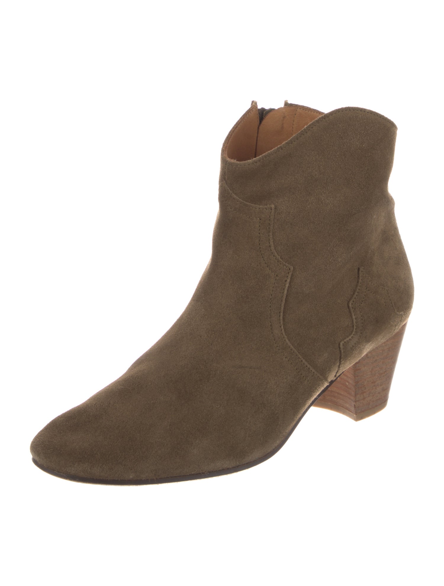 Isabel Marant Suede Western Boots
