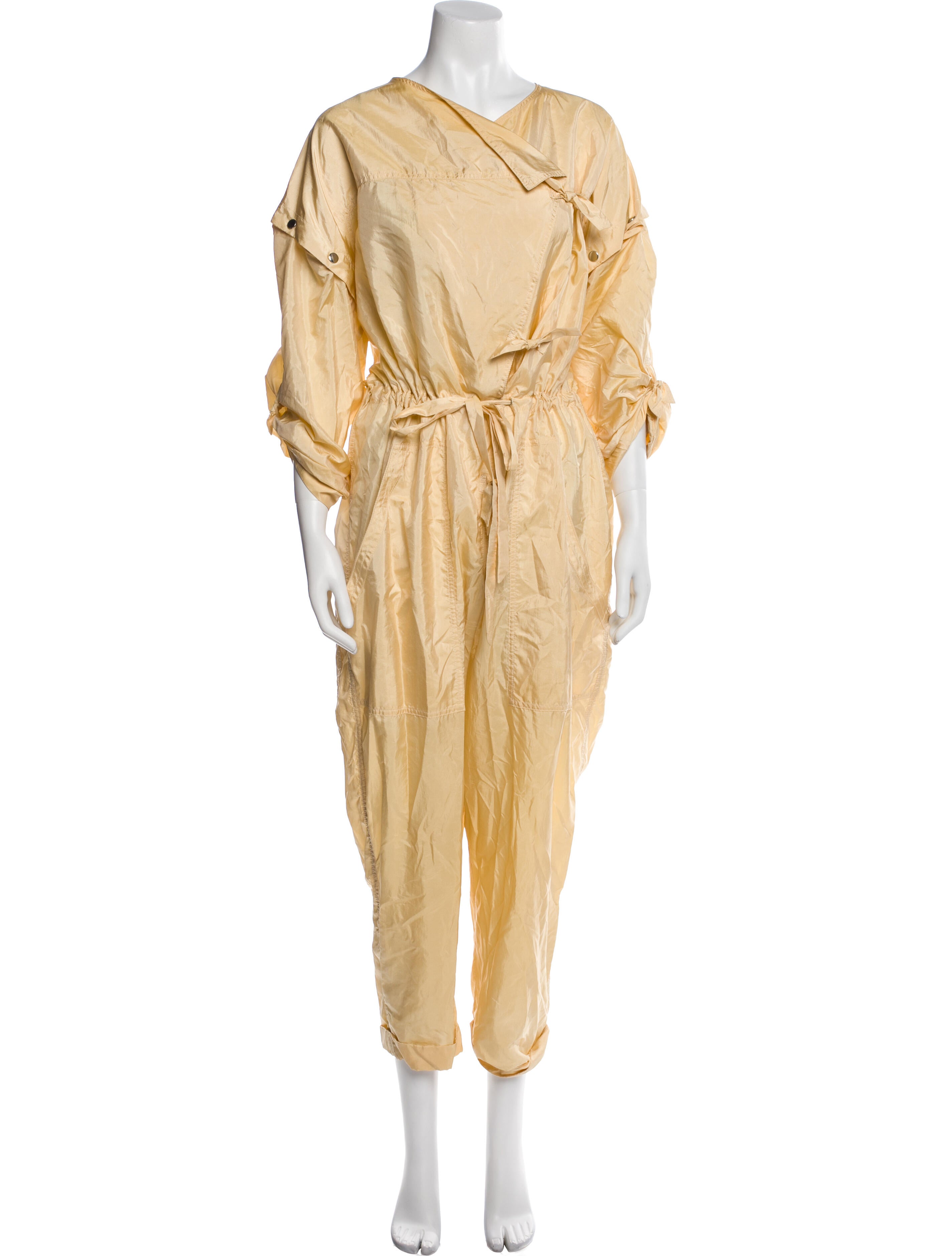 Isabel Marant Striped V-Neck Jumpsuit