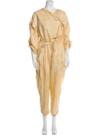 Isabel Marant Striped V-Neck Jumpsuit