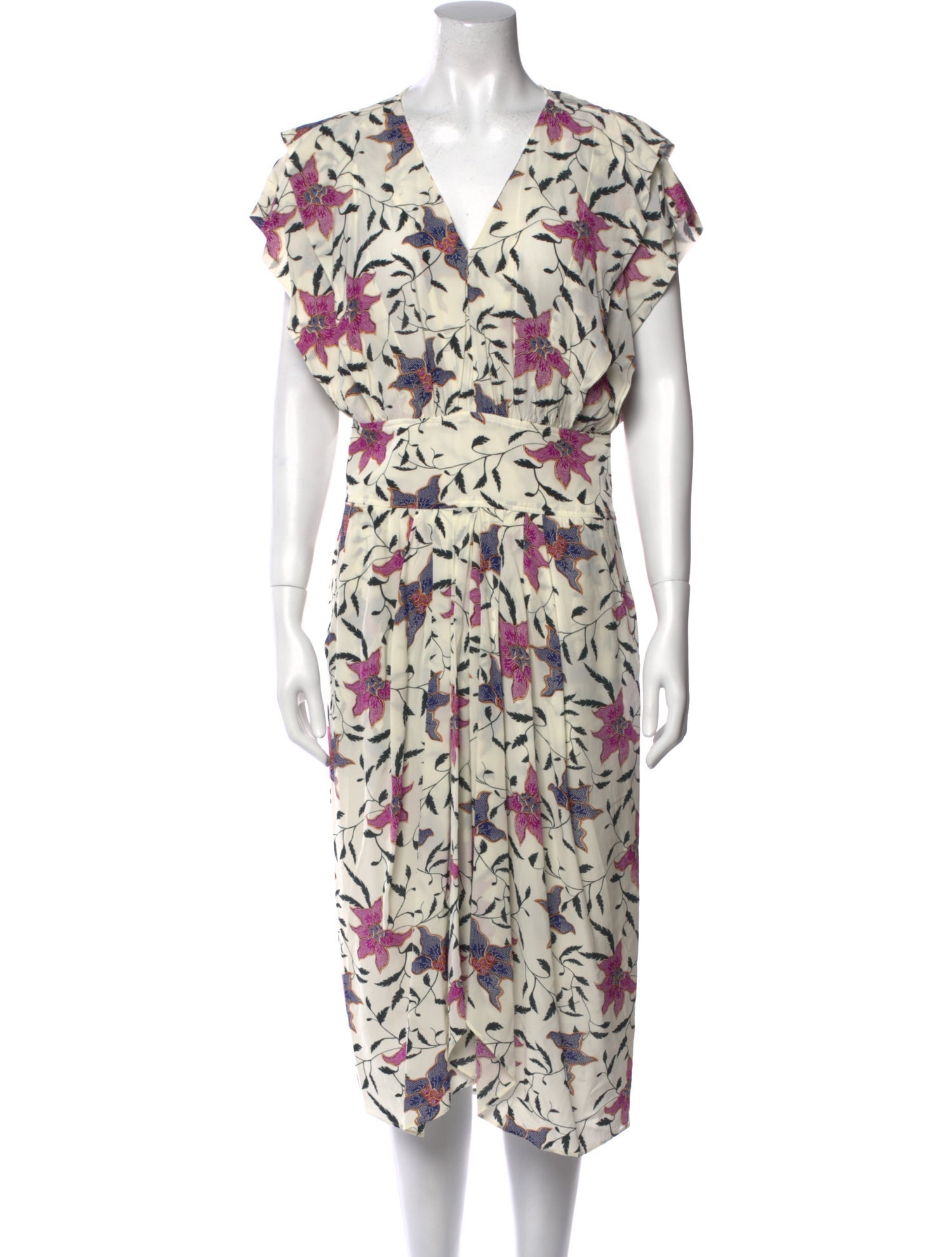 Isabel Marant Floral Print Midi Length Dress