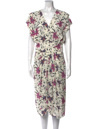 Isabel Marant Floral Print Midi Length Dress