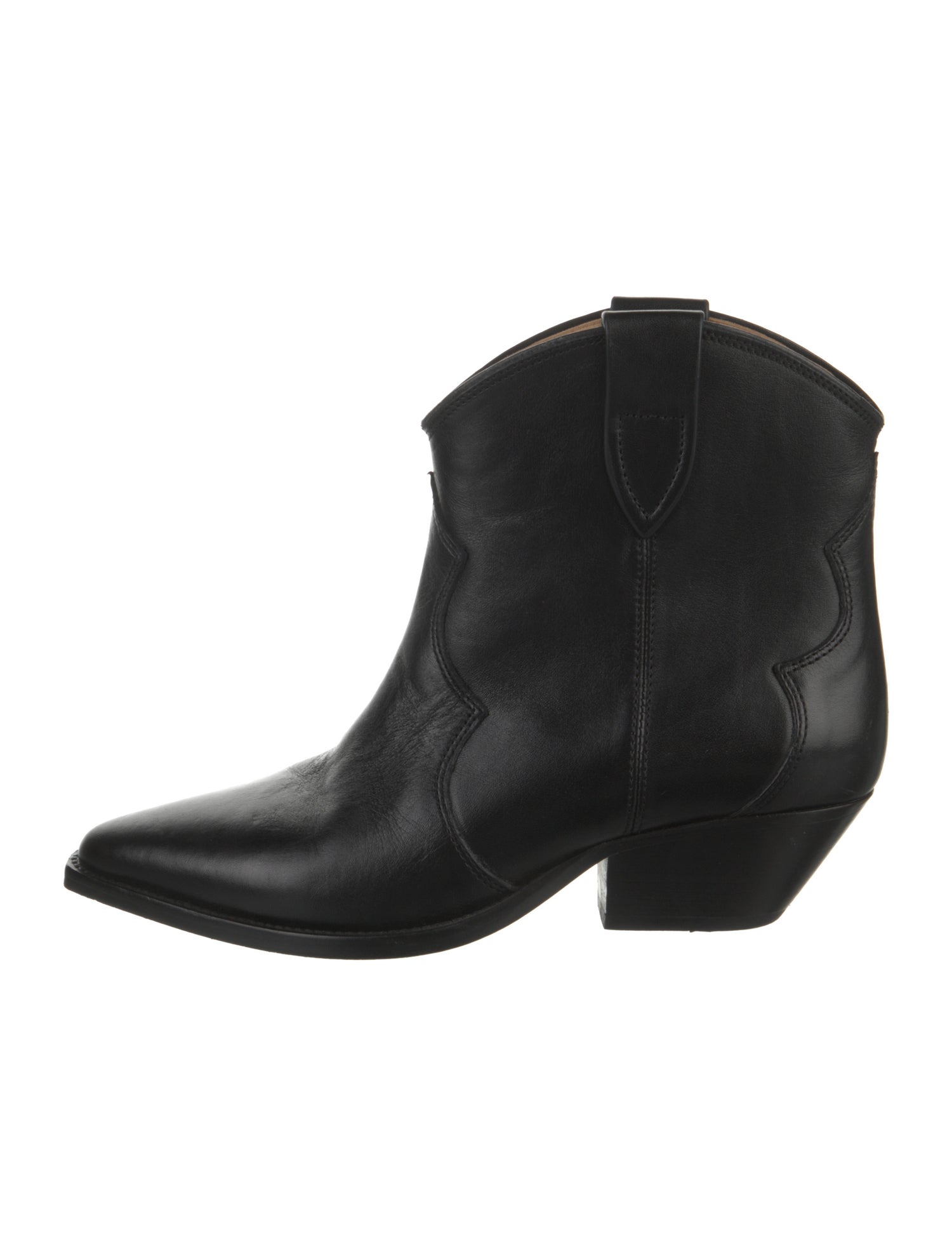 Isabel Marant Leather Western Boots