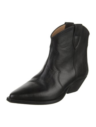 Isabel Marant Leather Western Boots