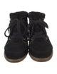 Isabel Marant Suede Wedge Sneakers