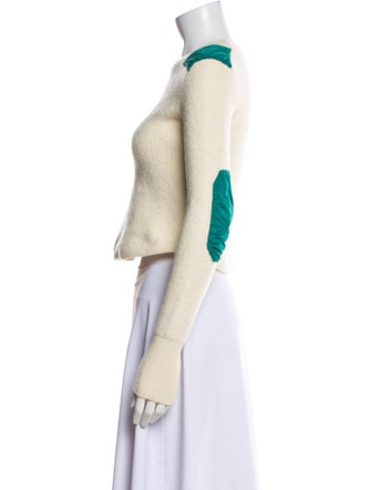 Isabel Marant Wool Colorblock Pattern Sweater