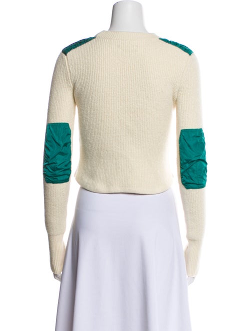 Isabel Marant Wool Colorblock Pattern Sweater
