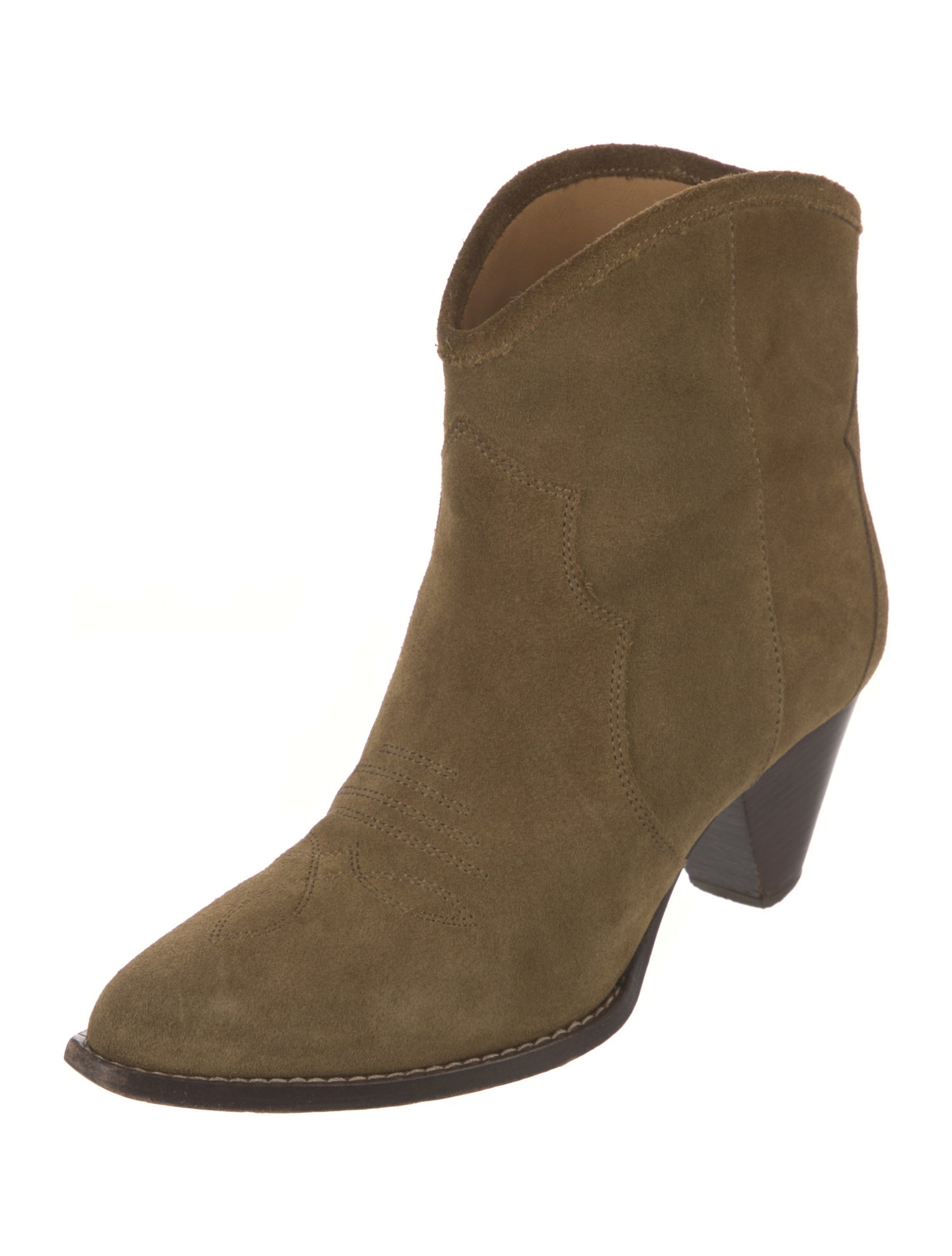 Isabel Marant Suede Western Boots