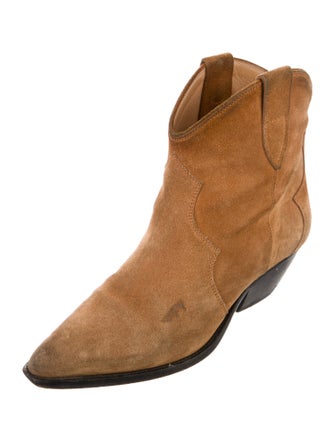 Isabel Marant Suede Western Boots