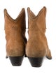 Isabel Marant Suede Western Boots