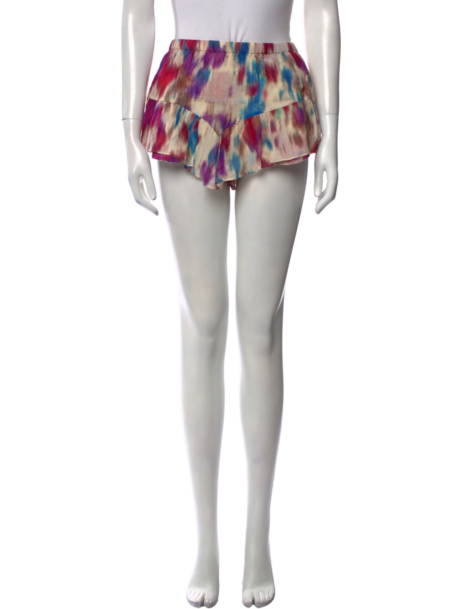 Isabel Marant Tie-Dye Print Mini Shorts