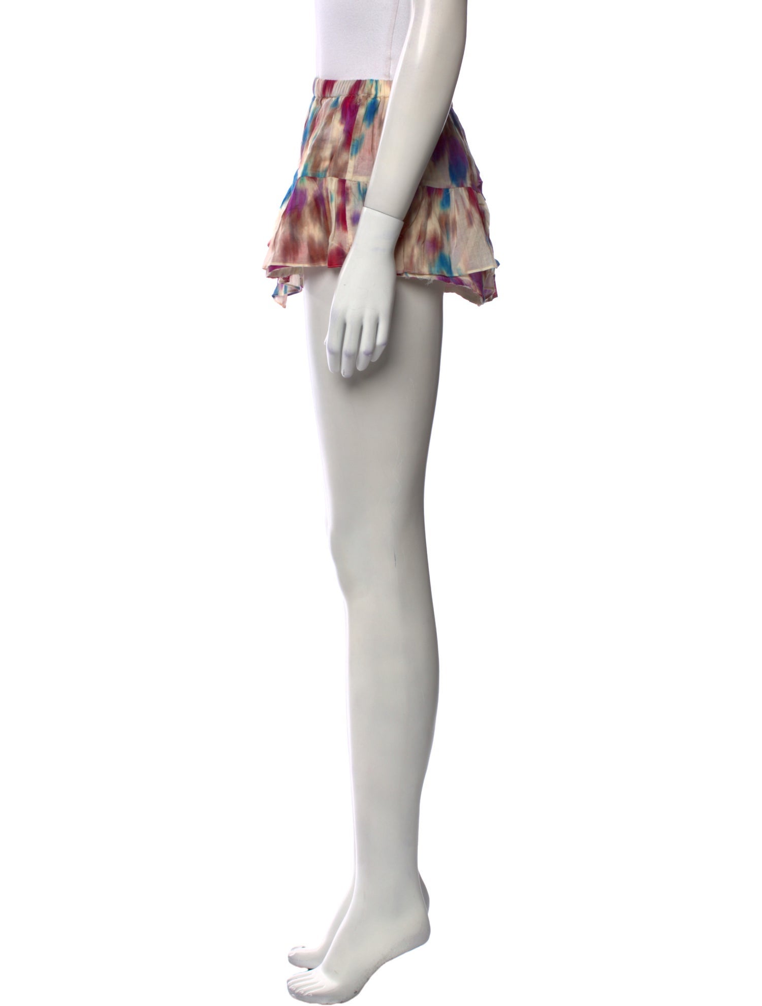 Isabel Marant Tie-Dye Print Mini Shorts