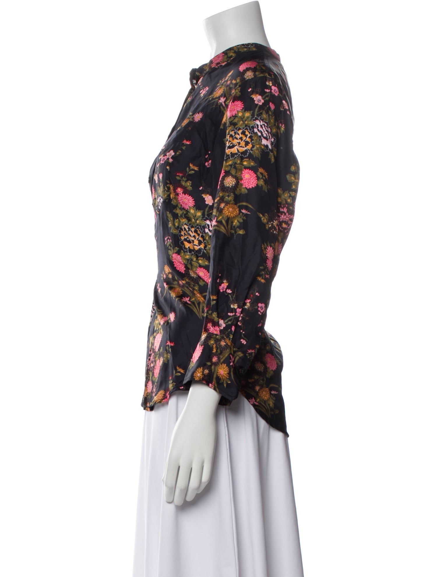 Isabel Marant Silk Floral Print Blouse