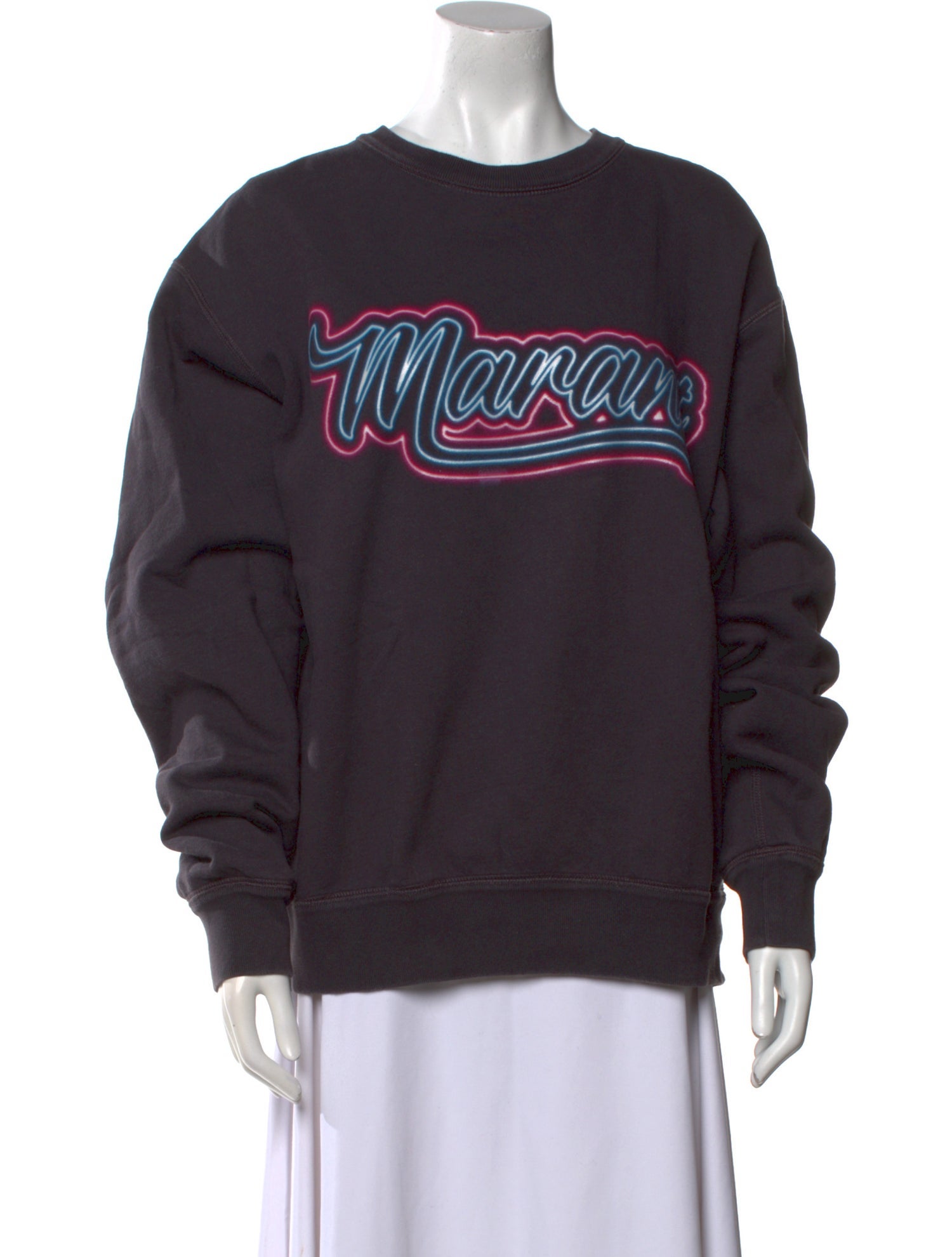 Isabel Marant Graphic Print Crew Neck Sweatshirt