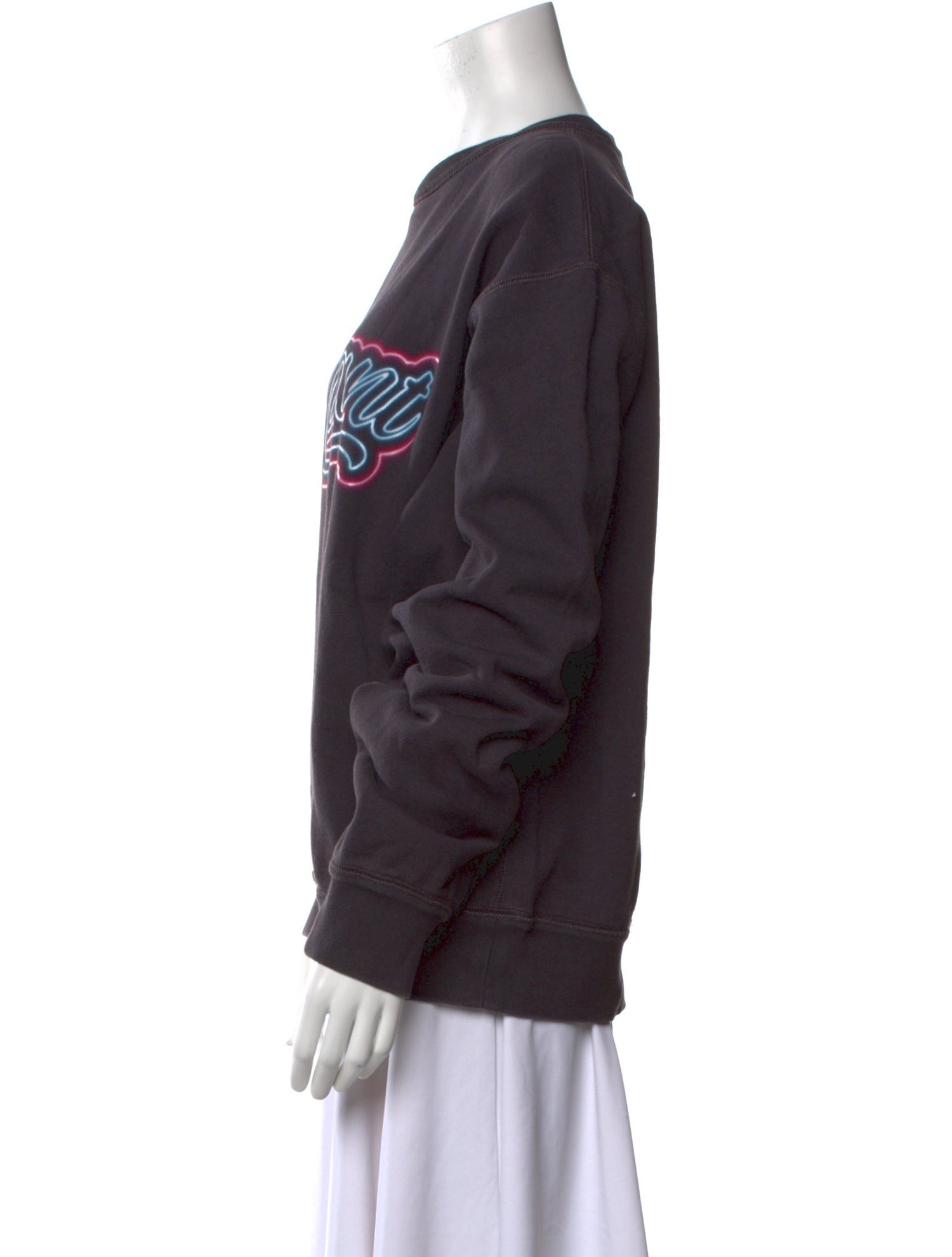 Isabel Marant Graphic Print Crew Neck Sweatshirt