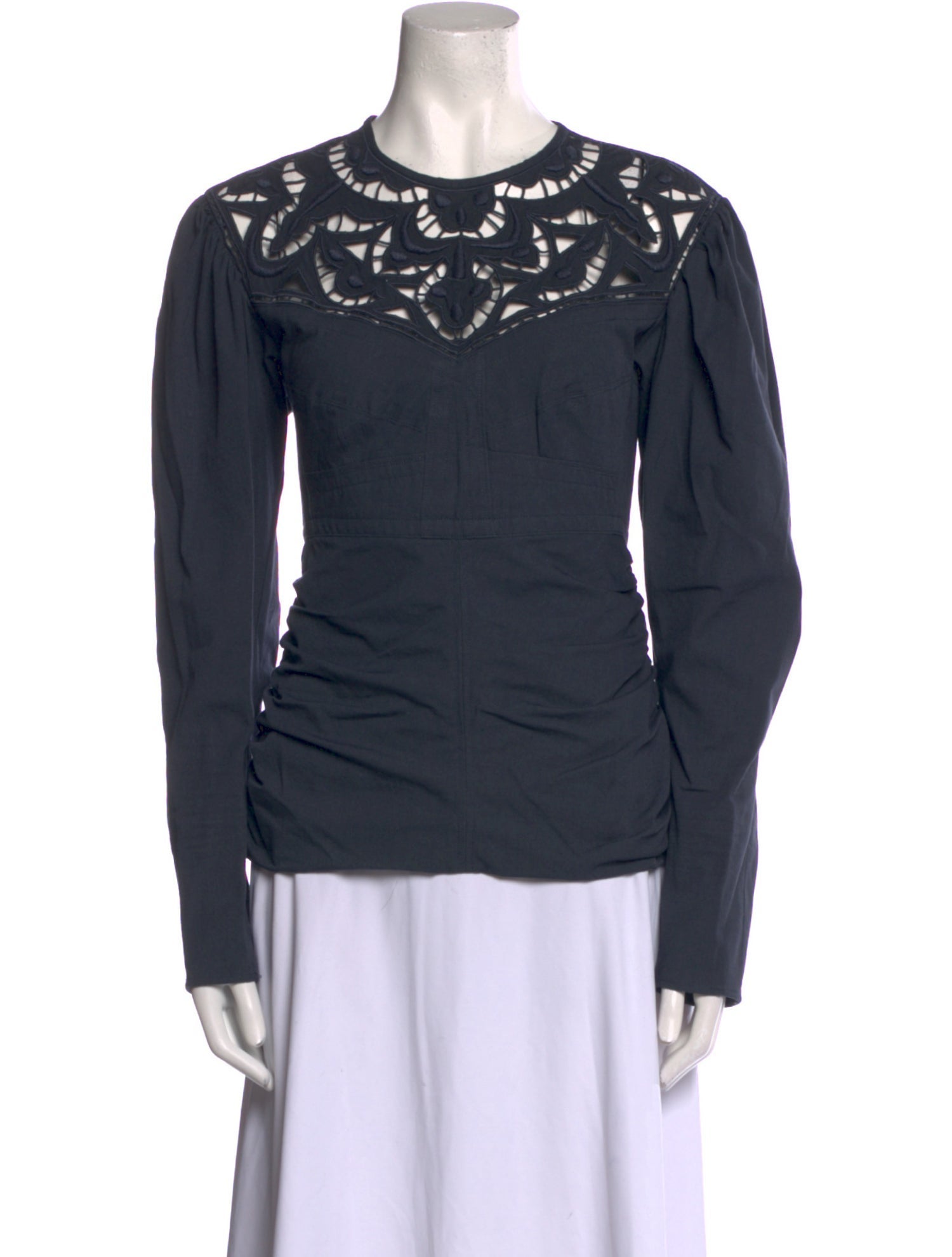 Isabel Marant Crew Neck Long Sleeve Top