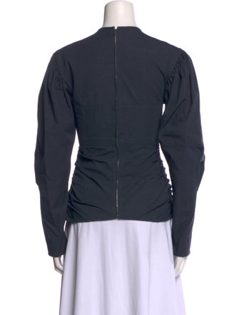 Isabel Marant Crew Neck Long Sleeve Top