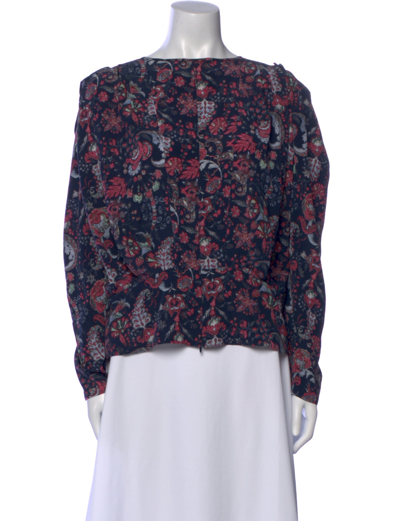 Isabel Marant Silk Floral Print Blouse